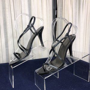 Nine West Black Vaccaro Strappy Stiletto Heels